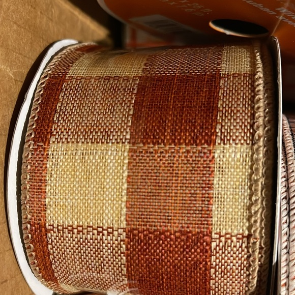 6 Fall Wired Ribbons - Picture 4 of 5